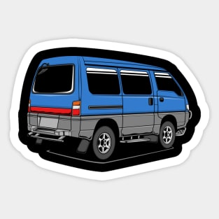 Jdm blue delica back  classic Sticker